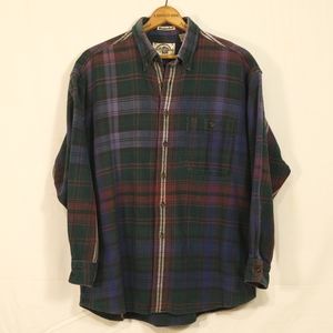 Vintage 90s Salty Dog Flannel Shirt